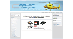 Desktop Screenshot of copterfactoryshop.com